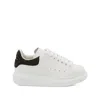 Alexander Mcqueen Crystal-embellished Leather Exaggerated-sole Sneakers In White