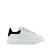 Alexander Mcqueen Black And White Low Top Sneakers With Logo Lettering On The Tongue And Contrasting Heel With Logo Le In Multi