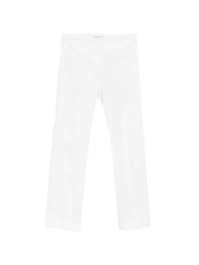 Pre-owned Alexander Mcqueen White Trousers