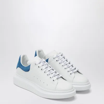 ALEXANDER MCQUEEN ALEXANDER MCQUEEN WHITE/BLUE OVERSIZE SNEAKERS MEN