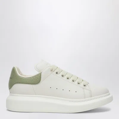 ALEXANDER MCQUEEN ALEXANDER MCQUEEN WHITE/GREEN OVERSIZED SNEAKERS