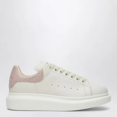 ALEXANDER MCQUEEN ALEXANDER MCQUEEN WHITE/PINK OVERSIZED SNEAKERS