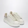 Alexander Mcqueen Oversized Leather Sneakers With Chunky Sole And Logo Detail