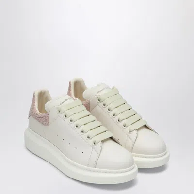 ALEXANDER MCQUEEN ALEXANDER MCQUEEN WHITE/PINK OVERSIZED SNEAKERS
