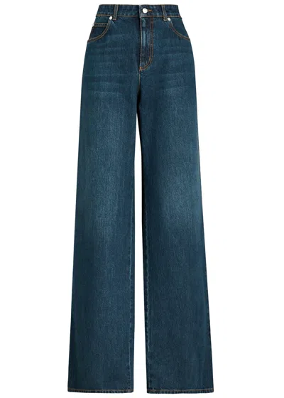 Alexander Mcqueen Wide-leg Denim Jeans