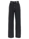 Alexander Mcqueen Loose Fit Jeans For In Black