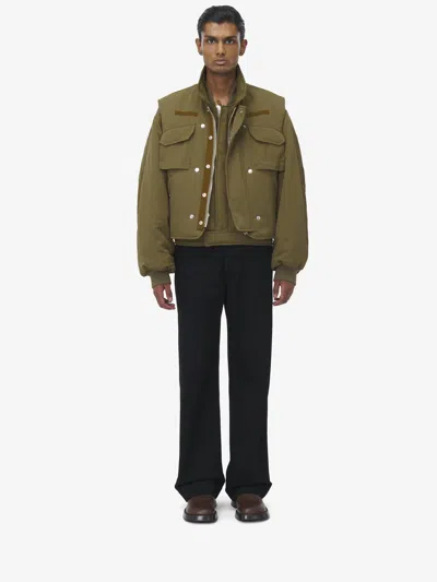 Alexander Mcqueen Wide-leg Jeans In Black