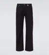 Alexander Mcqueen Skull Detailed Straight-leg Jeans In Black