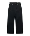 Alexander Mcqueen Skull Detailed Straight-leg Jeans In Black