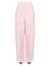 Alexander Mcqueen Mcqueen Women Pants With Front Pleats In Pink