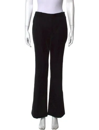 Pre-owned Alexander Mcqueen Wide Leg Pants In Black