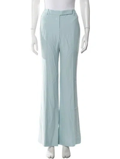 Pre-owned Alexander Mcqueen Wide Leg Pants In Blue
