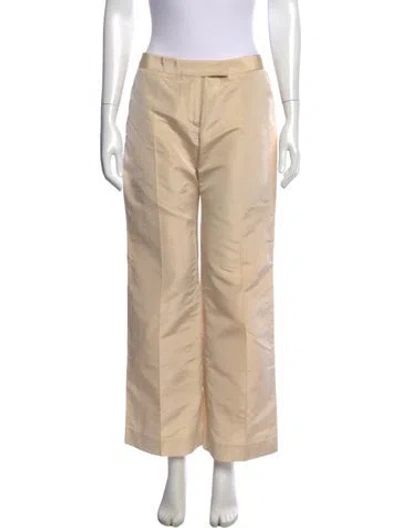 Pre-owned Alexander Mcqueen Wide Leg Pants In Neutral