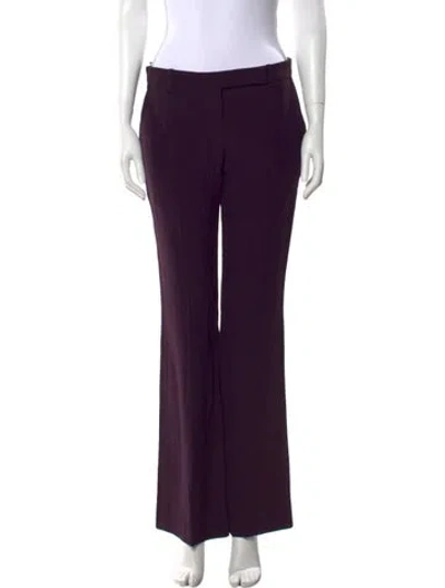 Pre-owned Alexander Mcqueen Wide Leg Pants In Purple