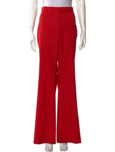 Pre-owned Alexander Mcqueen Wide Leg Pants In Red