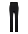Alexander Mcqueen Slim-fit Straight-leg Wool Trousers In Black
