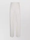 Alexander Mcqueen Wide-leg Tailored Trousers In Wool Gabardine
