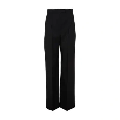 Alexander Mcqueen Wide Pants In Black