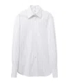 Alexander Mcqueen Wide-striped Shirt In White