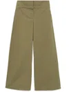 Alexander Mcqueen Weite Hose In Grün