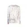 Alexander Mcqueen William Blake Dante Print Pullover Men In White