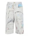 Alexander Mcqueen William Blake Dante Shorts In White