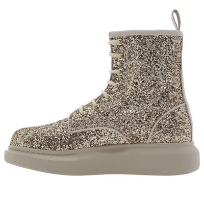 Alexander Mcqueen (wmns)  Ankle Boots 'gold Glitter'