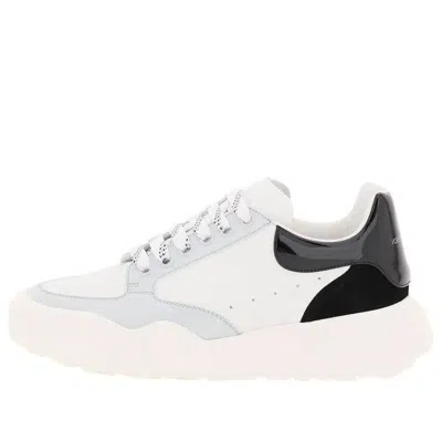 Alexander Mcqueen (wmns)  Court Leather Sneakers 'white Black Grey'