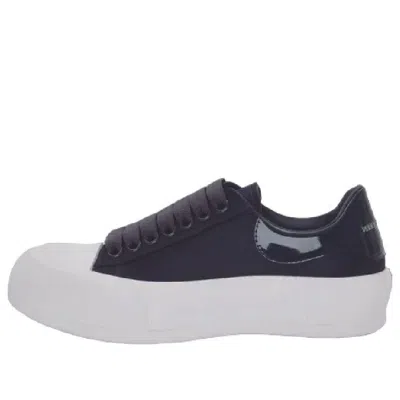 Alexander Mcqueen (wmns)  Deck Lace Up Plimsoll 'anthracite' In Multi