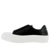 Alexander Mcqueen (wmns)  Deck Skate Plimsoll Lace Up 'black White'