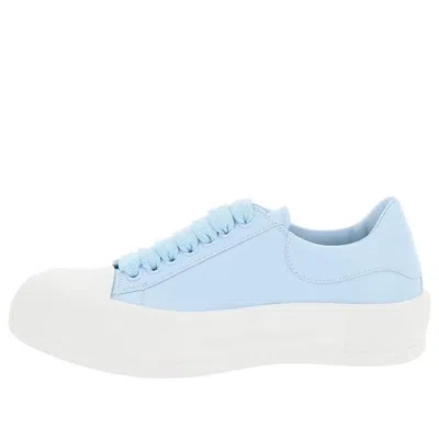 Alexander Mcqueen (wmns)  Deck Plimsoll Lace-up Sneakers 'blue White'