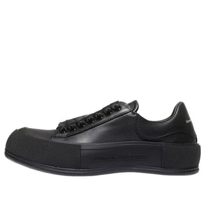 Alexander Mcqueen (wmns)  Deck Plimsoll Low 'triple Black'