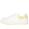 Alexander Mcqueen (wmns)  Deck Skate Plimsoll Lace Up 'white Yellow'