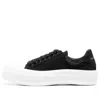 Alexander Mcqueen (wmns)  Deck Skate Plimsoll Shoes 'black White' In Black
