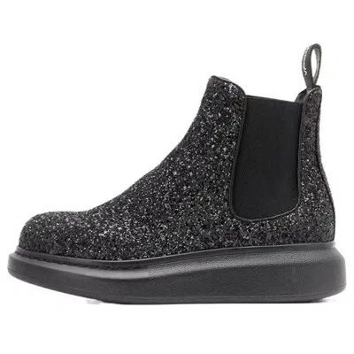 Alexander Mcqueen (wmns)  Glitter Detail Ankle Boots 'black'