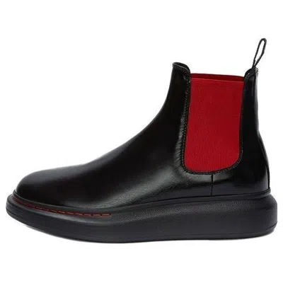 Alexander Mcqueen (wmns)  Hybrid Chelsea Boot 'black Red'