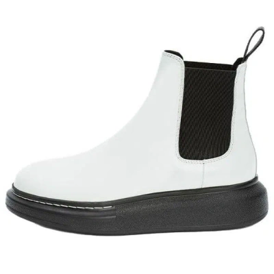 Alexander Mcqueen (wmns)  Hybrid Chelsea Boot 'black White'