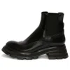 Alexander Mcqueen (wmns)  Leather Chelsea Ankle Boots 'black'