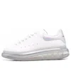 Alexander Mcqueen (wmns)  Leather Larry Oversized Sneakers 'white Iridescent'