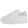 Alexander Mcqueen Larry Oversized Mirror Sneaker In White