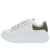 Alexander Mcqueen (wmns)  Oversized Sneaker 'white Khaki Green Suede'
