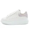 Alexander Mcqueen Oversized Leather Sneakers With Chunky Sole And Logo Detail