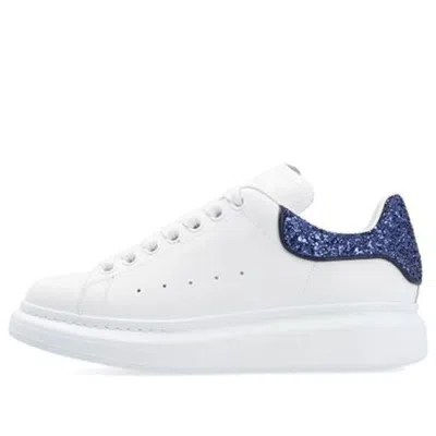Alexander Mcqueen (wmns)  Oversized Sneaker 'white Navy Glitter' In Multi