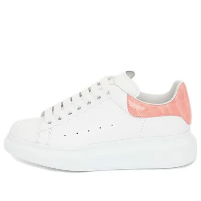 Alexander Mcqueen (wmns)  Oversized Sneaker 'white Pastel Pink Crocodile'