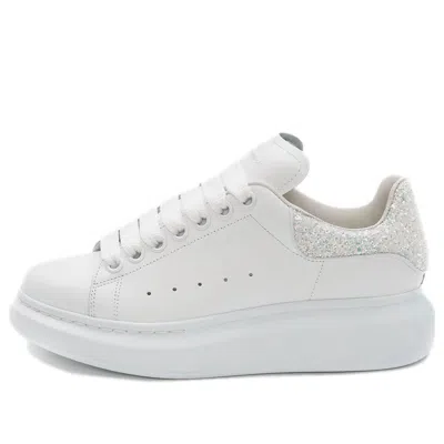 Alexander Mcqueen (wmns)  Oversized Sneaker 'white Silver Glitter'