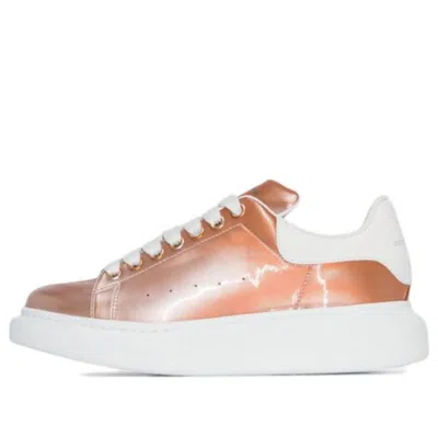 Alexander Mcqueen (wmns)  Oversized Sneakers 'metallic Pink' In Orange