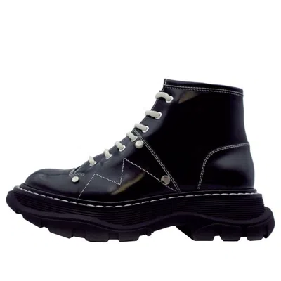 Alexander Mcqueen (wmns)  Tread Slick Boot 'black Silver'