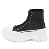 Alexander Mcqueen (wmns)  Tread Slick Boot 'galaxy Black' In Multi