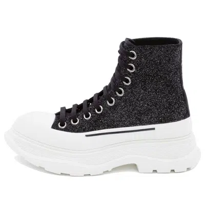 Alexander Mcqueen (wmns)  Tread Slick Boot 'galaxy Black' In Multi