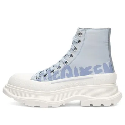 Alexander Mcqueen (wmns)  Tread Slick Boots 'sky Blue White'